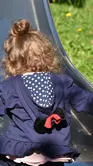 top view twisted curls