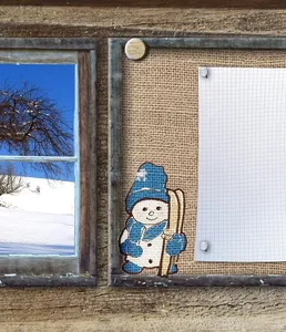 completed hanging board