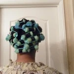 Heatless Curl on Straightened Hair | Sponge Rollers