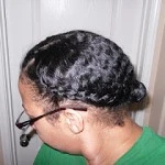 Braided Side Bun: Protective Style