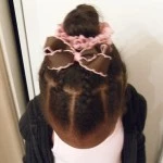 Braided Ponytails & A Bun