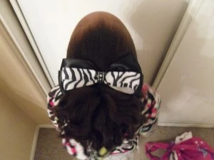 Twist Out Ponytail