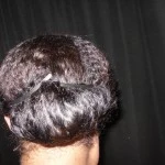 Flat Twist Into A Rolled Bun (Protective Style)