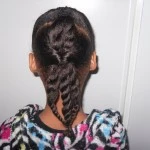 2 Inside Out Ponytails: Quick and easy School Hair Style