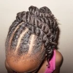 Flat Twisted Side Ponytail Updo