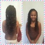 Individual Braids with Extensions (Synthetic Hair)