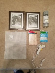 DIY earring holder materials