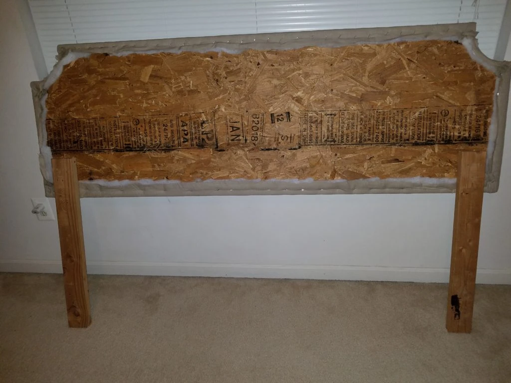 DIY Fabric Headboard