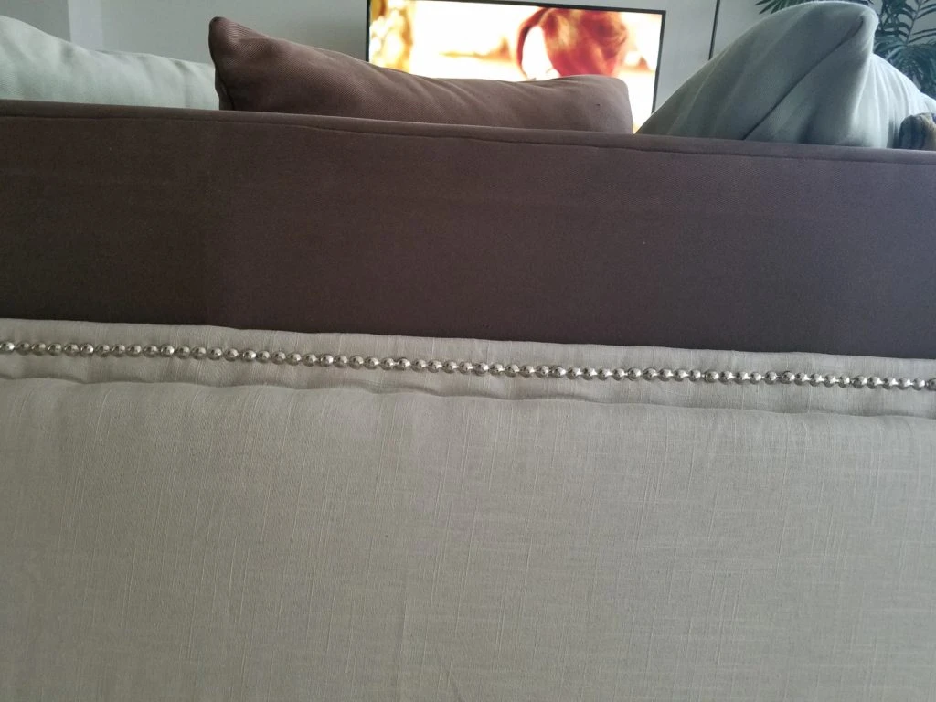 DIY Fabric Headboard