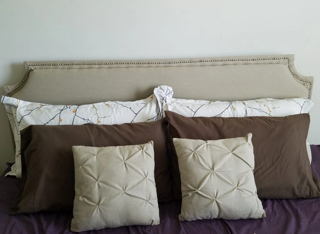 DIY Fabric Headboard