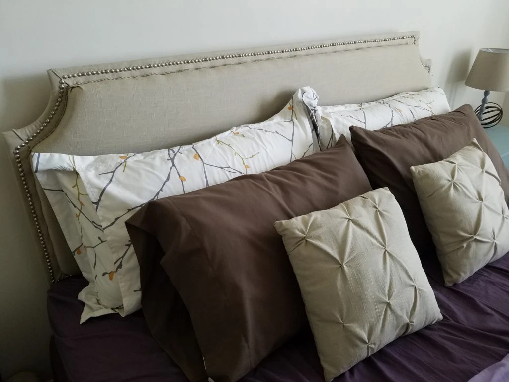 DIY Fabric Headboard